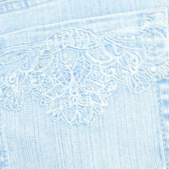 Gloria Vanderbilt 10 P  Denim Capris Stretch NWT - Picture 7 of 8